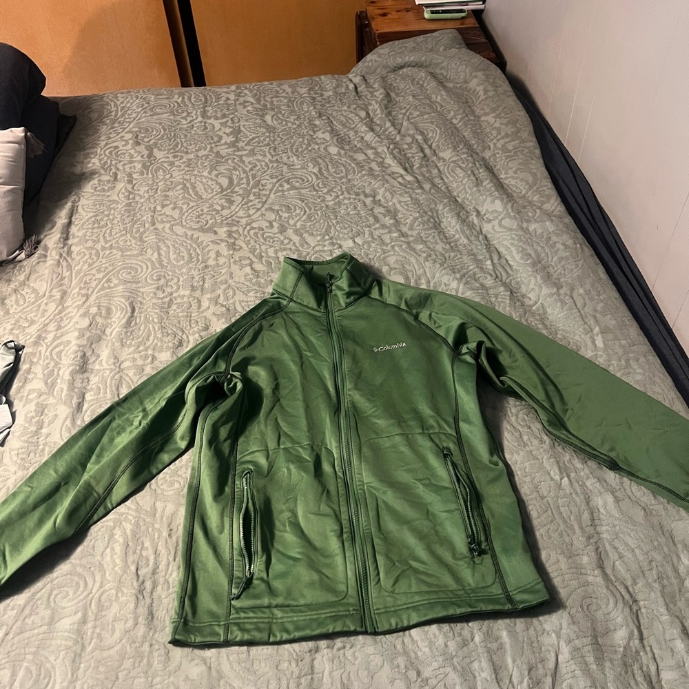 Columbia Men's Forest Green Full-Zip Jacket